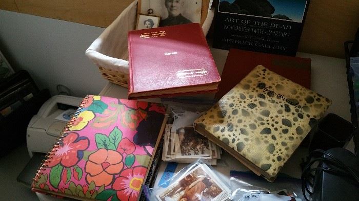 vintage photo albums - 1940's- 1970s - mostly family pics - also bagged photos