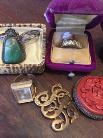 Swiss made watch ring-running, turquoise rings-lots of great jewelry!