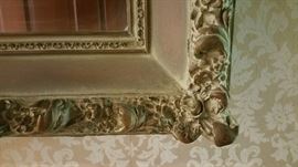 heavy antique gesso frame