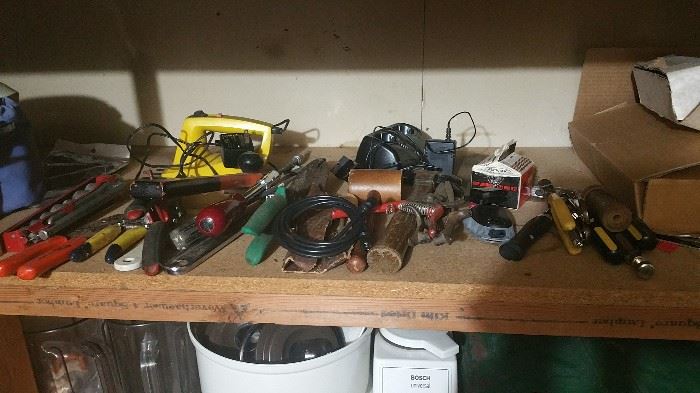 a few hand tools