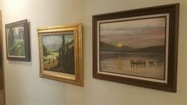 more oil paintings by Leonard Allen