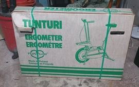 NIB - from 30 years ago - Tunturi excercise bike. bring a crane - it weighs a ton!