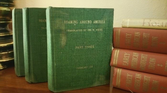 1922-25  author published "Roaming Around America" - amazing 3 volume set