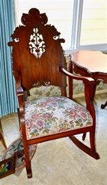 Beautifully Ornate Rocking Chair