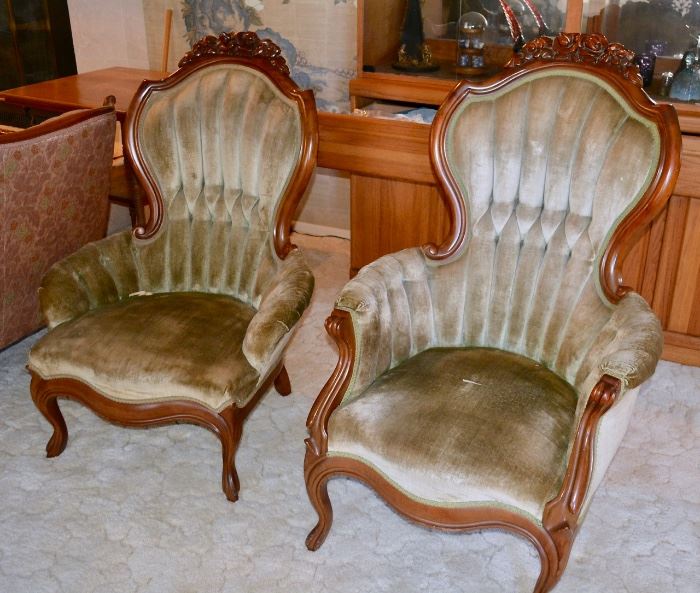 Vintage Balloon Back Chairs