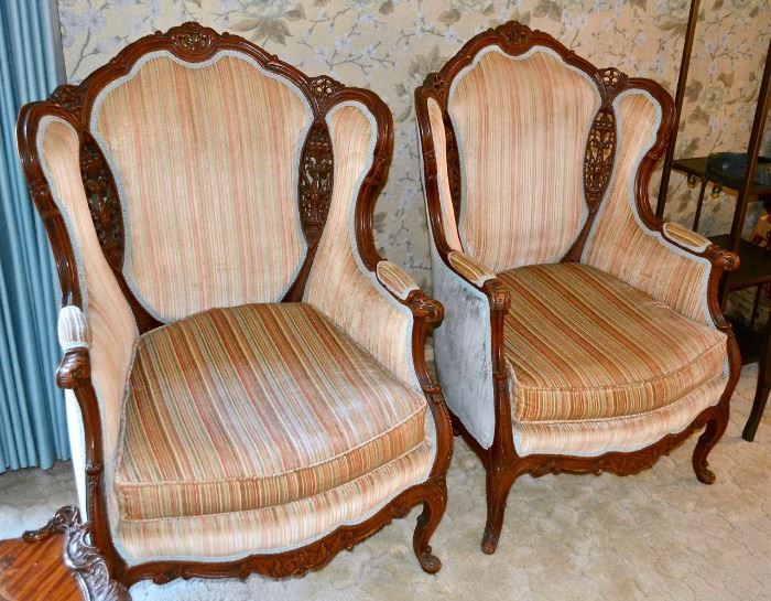 Pair of beautiful Wingback Chairs