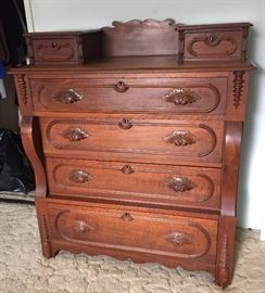 Antique Empire Revival Chest of Drawers