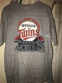 Vintage MN Twins Shirt from 1987 World Series 
