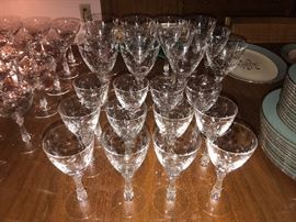 Super stunning beautiful vintage stemware; 1950’s?