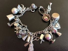 Vintage charm bracelet 