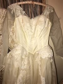 Vintage wedding gown 