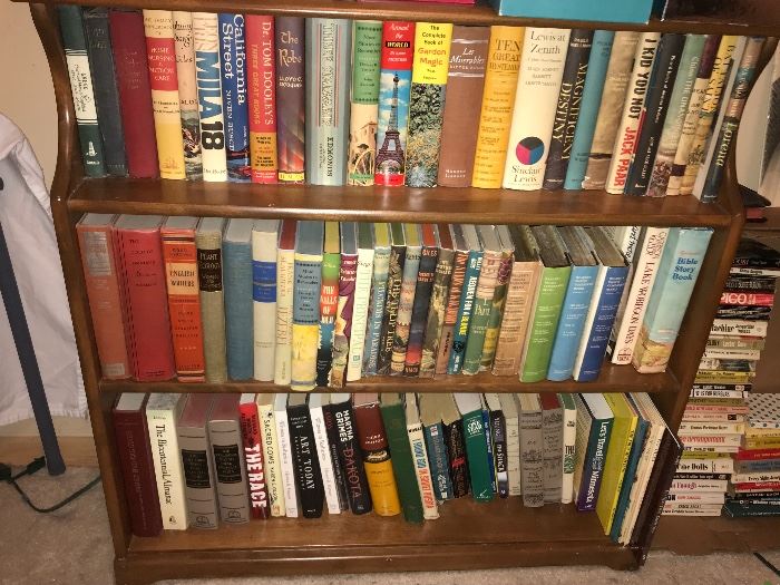 Books and book shelf 