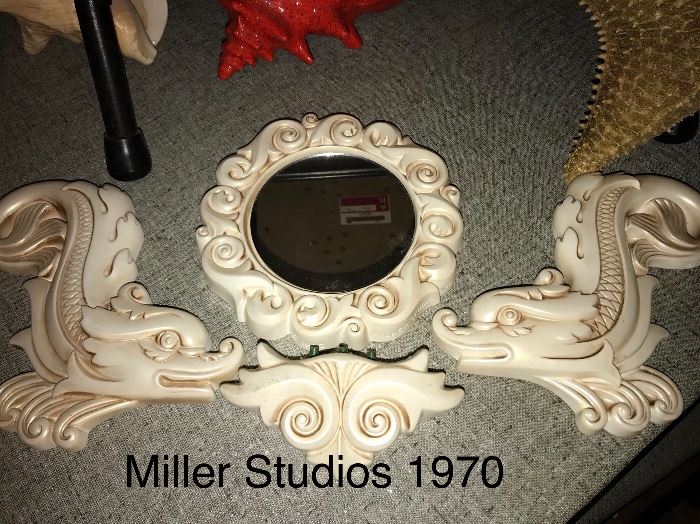 Vintage wall plaques by Miller Studios 1970