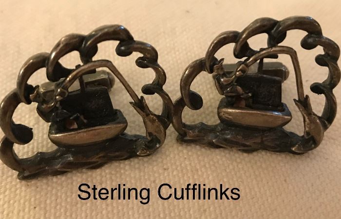 Sterling cuff links 