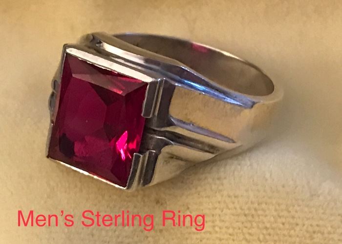 Men’s sterling ring 