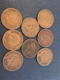 Indian Head pennies 