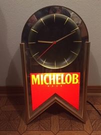 Michelob clock