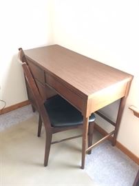Mid-century desk and chair