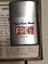Vintage Frey Meats Cigarette lighter