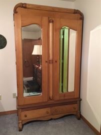 Vintage armoire -- has tag inside for Rosenberg's (NOLA)