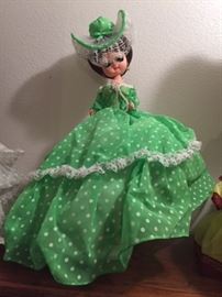 green doll