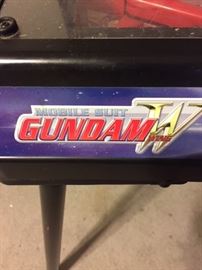 Gundam wing pinball machine signature