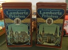 Vintage Lambertz Printen tin