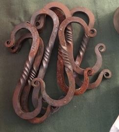Antique hardware hooks
