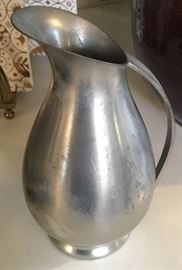 Pewter cream pitcher