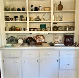 Stunning pottery and antique kitchen items