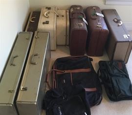 Luggage, vintage and modern