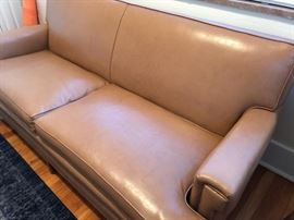 Couch in excellent condition, great neutral color to match any decor. Measures 76" long, 31" deep, 32" high. Seat cushion is 20" deep. Recently cleaned.