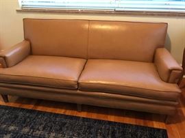 Couch in excellent condition, great neutral color to match any decor. Measures 76" long, 31" deep, 32" high. Seat cushion is 20" deep. Recently cleaned.