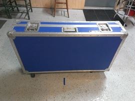 Anvil Road Case with wheels. This traveling instrument case has a new liner. Expensive gear back in the day.