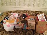 LOTS OF VINTAGE COLLECTOR DOLLS, DOLL CLOTHES, COLLECTOR BOOKS, etc.....