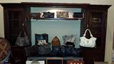 Lots of beautiful DESIGNER PURSES and accessories.... Some even still have the TAGS on them! Coach, Nine West, etc......