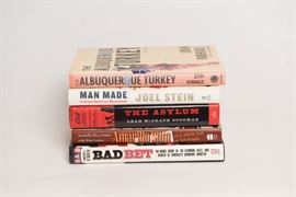 Variety Of Hard Back Books Including Joel Stein And Amarillo Slim