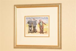 Leighton-Jones Limited Edition Lithograph "The Artful Dodger" Artist Proof