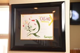 Godard Original Acrylic On Paper "Take The Money And Run" Publication Yr. 2011