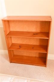 Small 3Ft Three Shelf Wood Bookcase
