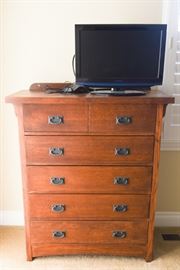 Six Drawer Mission Style Chest Of Drawers