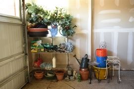Variety Of Outdoor Pots And Stands
