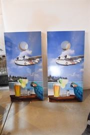 Island Scene Corn Hole Game