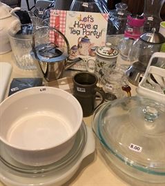 Glassware, Bakeware, Teapots, ...