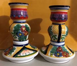 Talavera Candlesticks