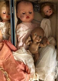 Asst Vtg Dolls