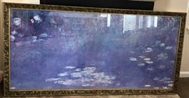 Monet Like Print 63 1/2 x 31 5/8