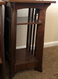 Pair Mission Style End Tables