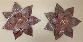 Oversized Metal Wall Flowers