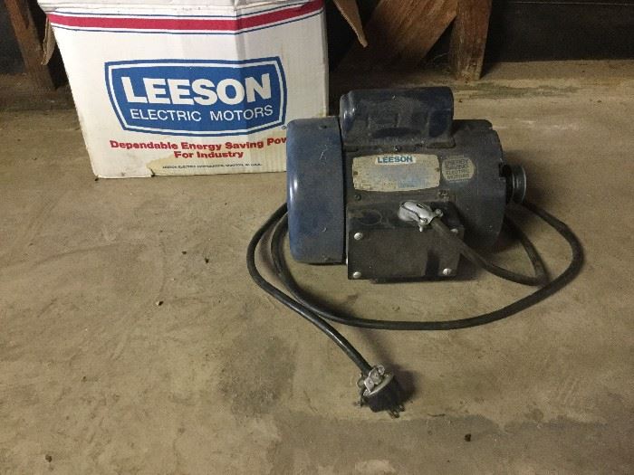 Leeson 1 HP Electric Motor Model M6C34FB2B